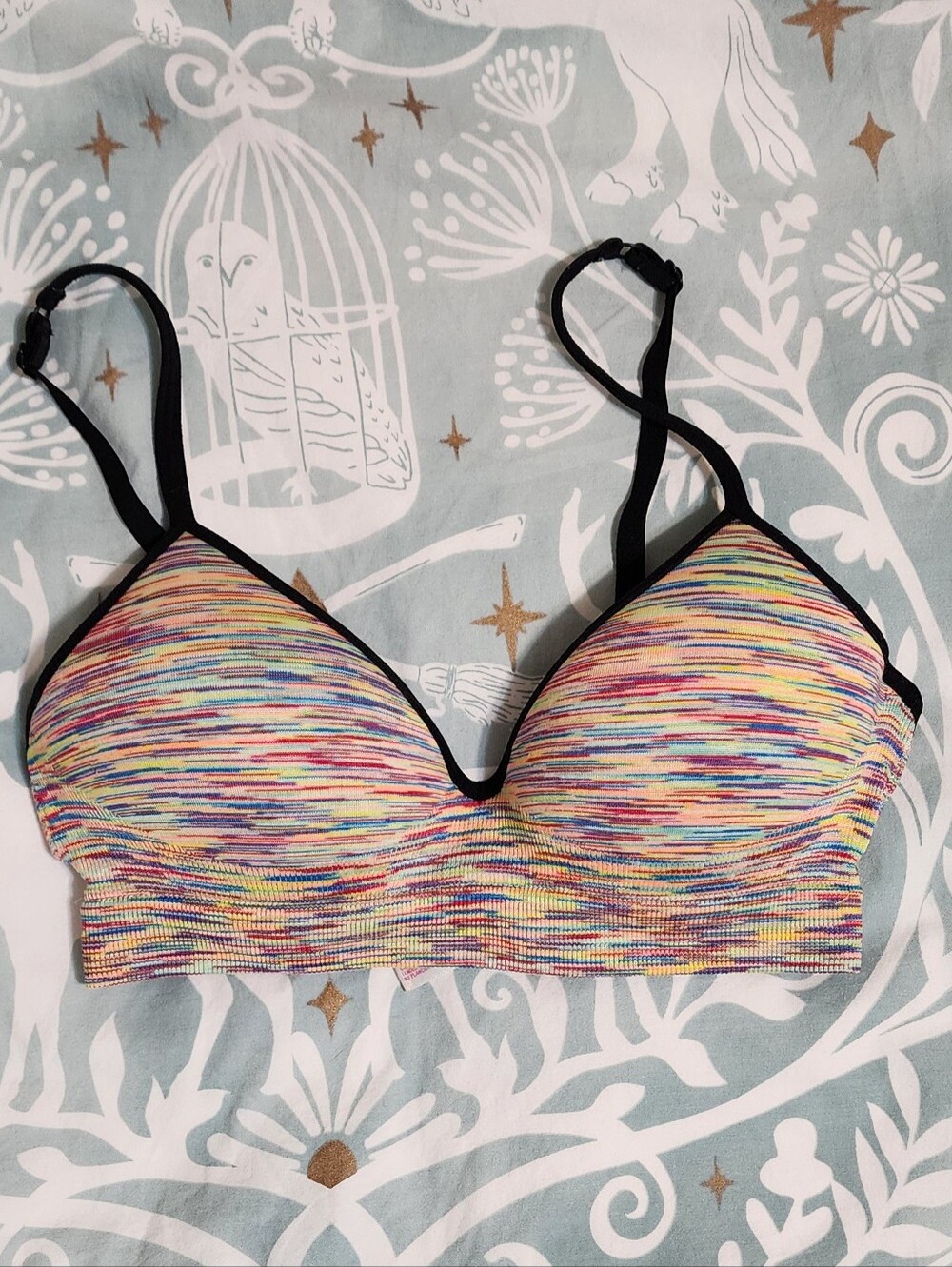Xhilaration Perfect Bralette In Colorful Space Dye Xs
